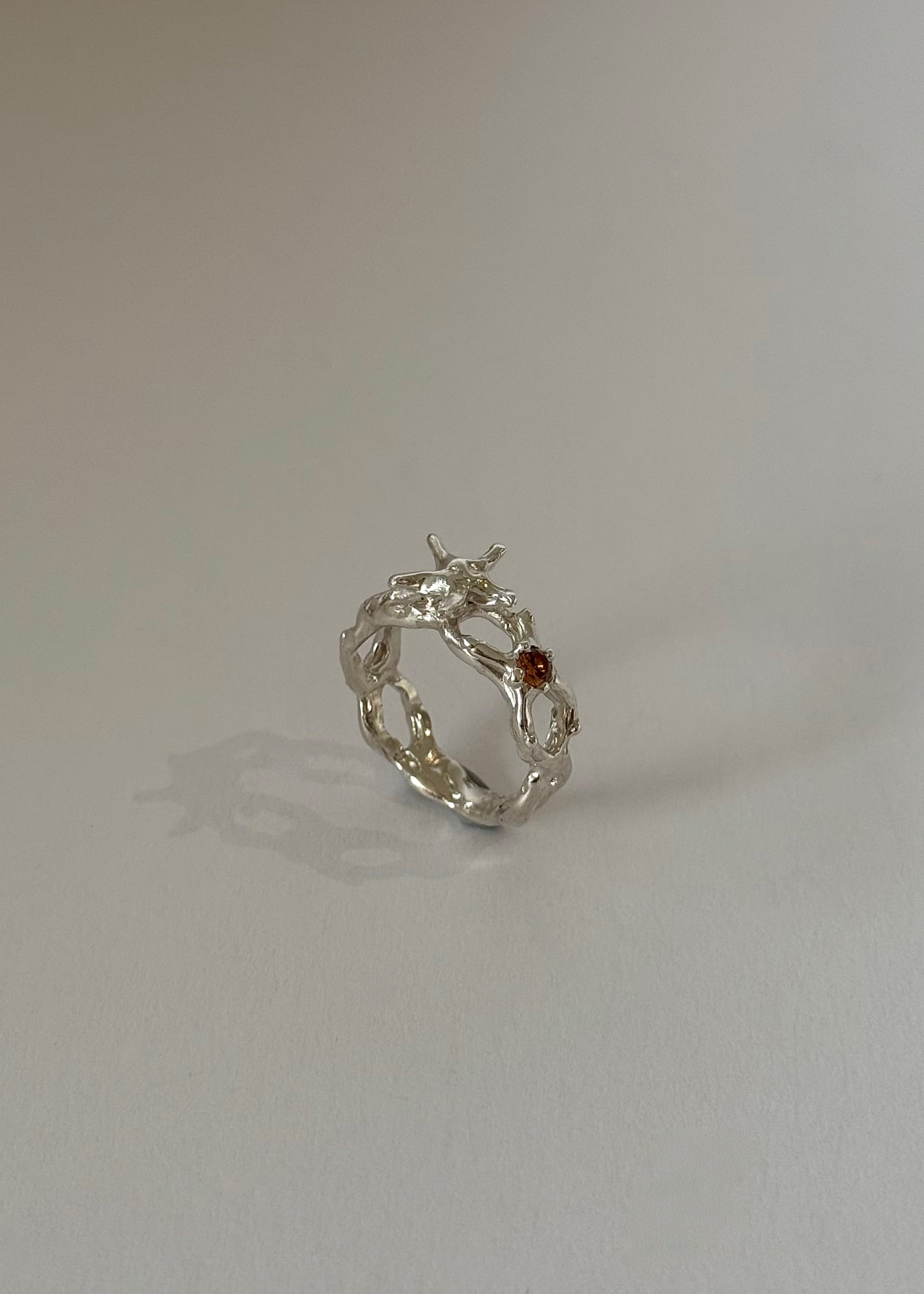A Flame That Flowers Ring - Orange