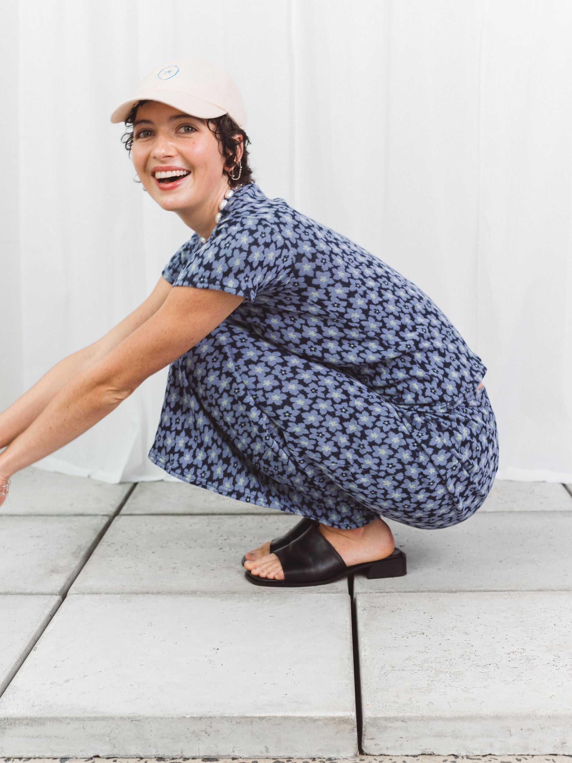 Florence Knit Midi Skirt in Reverse