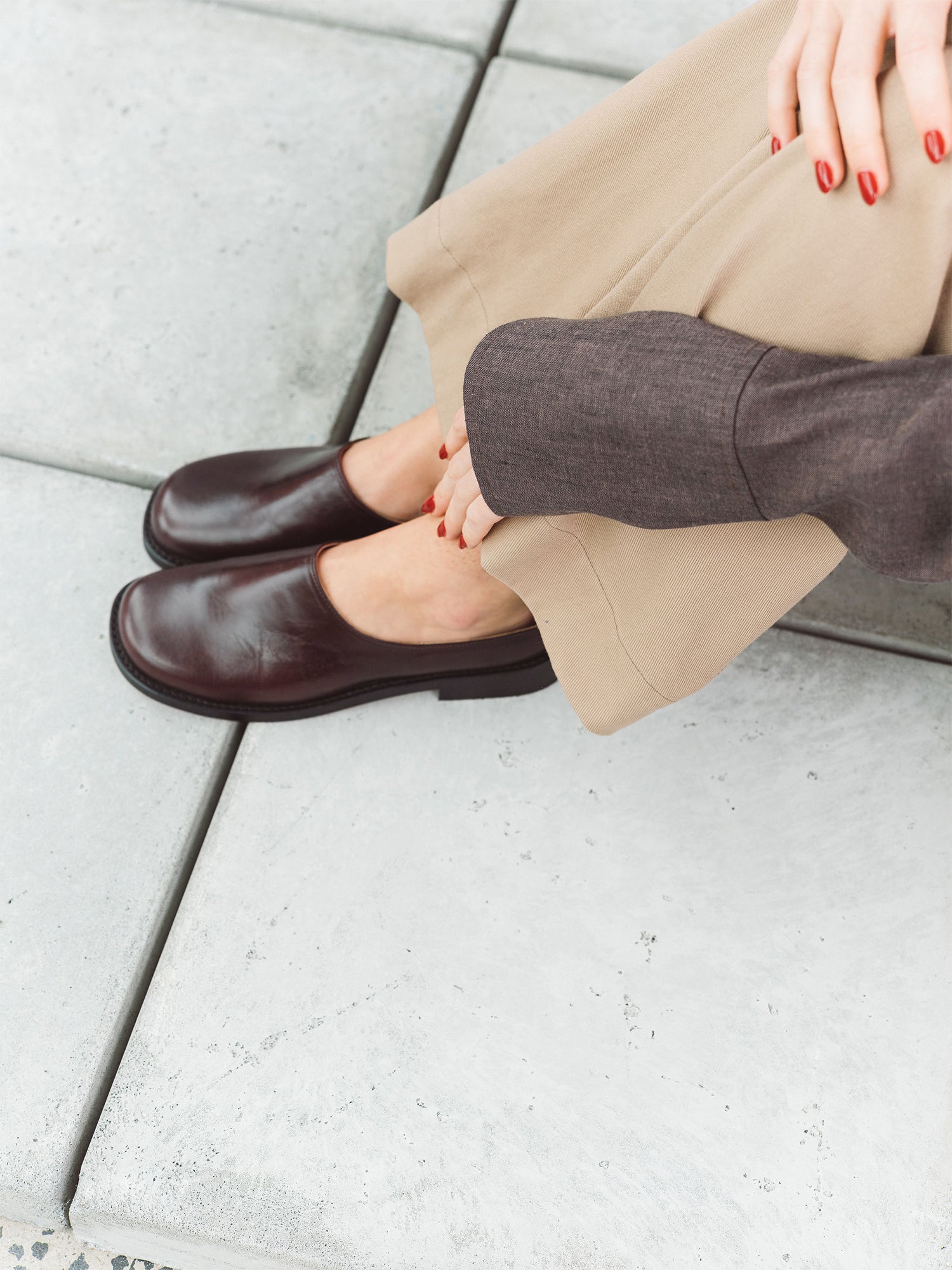 City Shoe Burgundy Shine