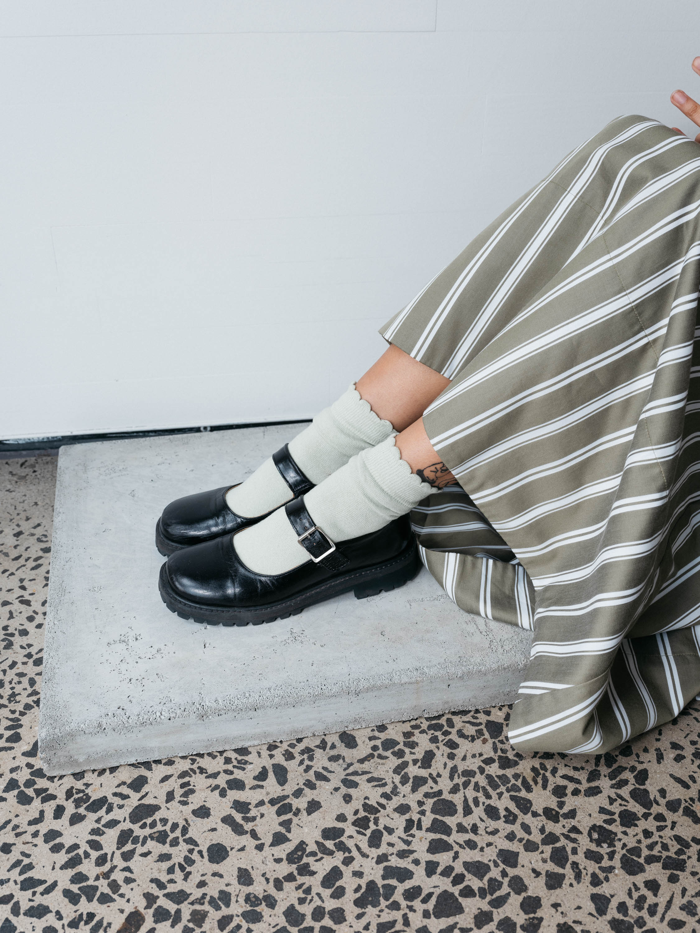 Minty Frill Sock
