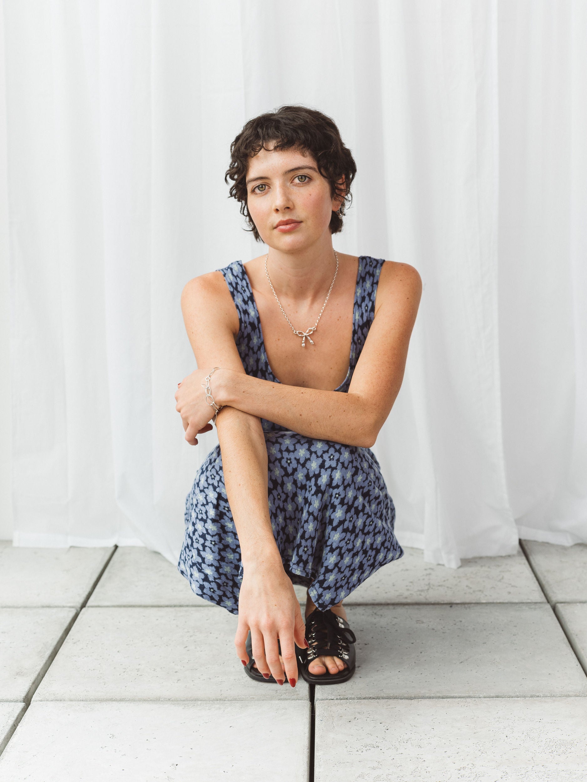 Florence Knit Dress in Reverse