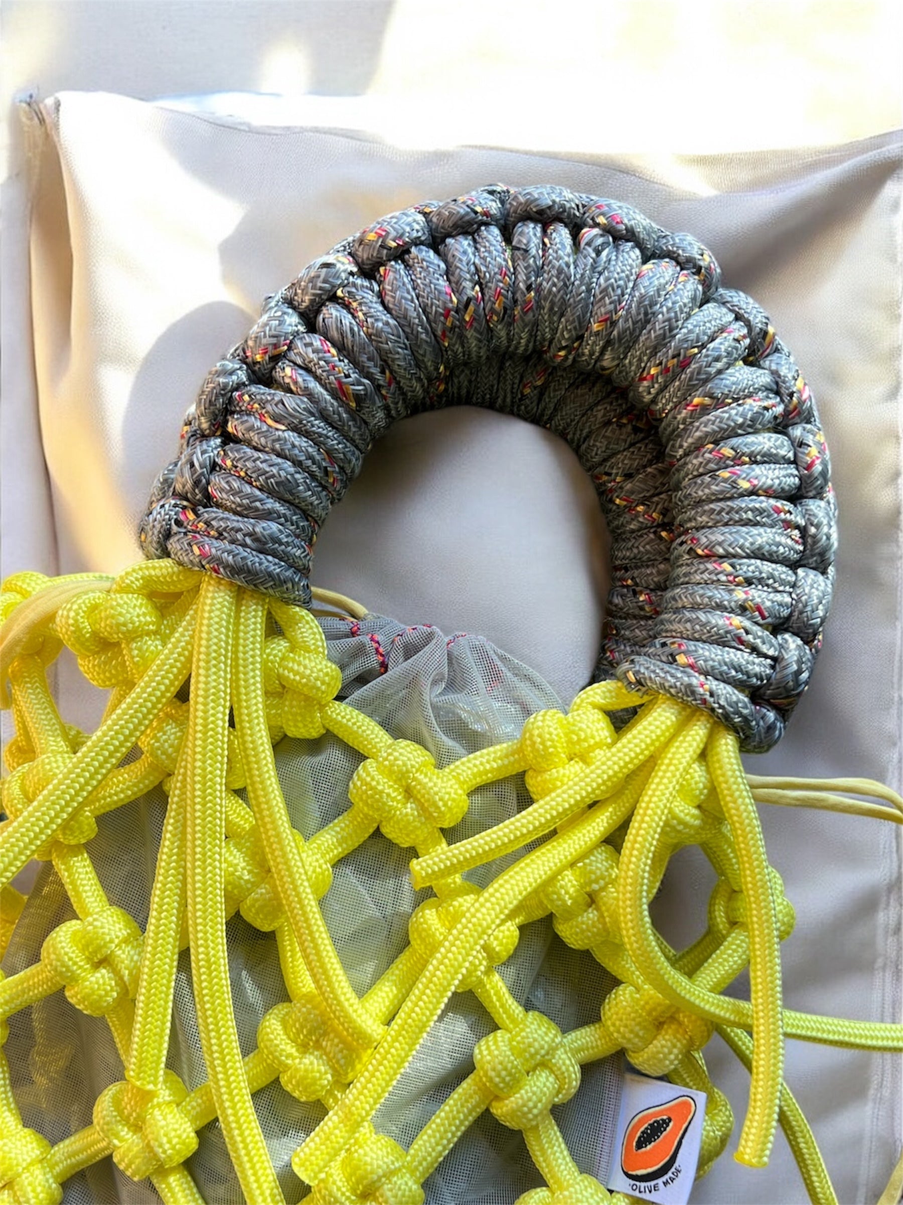 Sunshine Bag - Grey x Yellow
