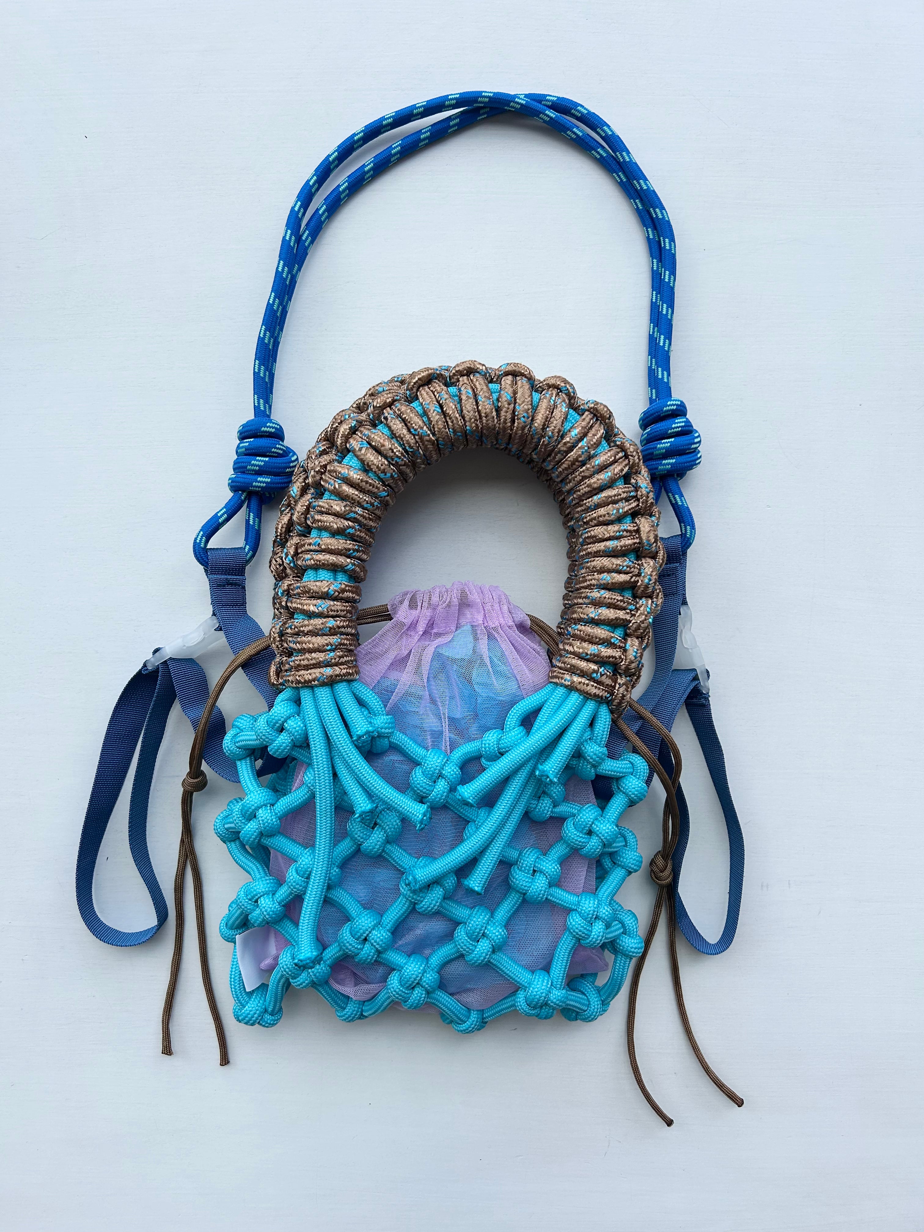 Sunshine Bag - Brown and Blue