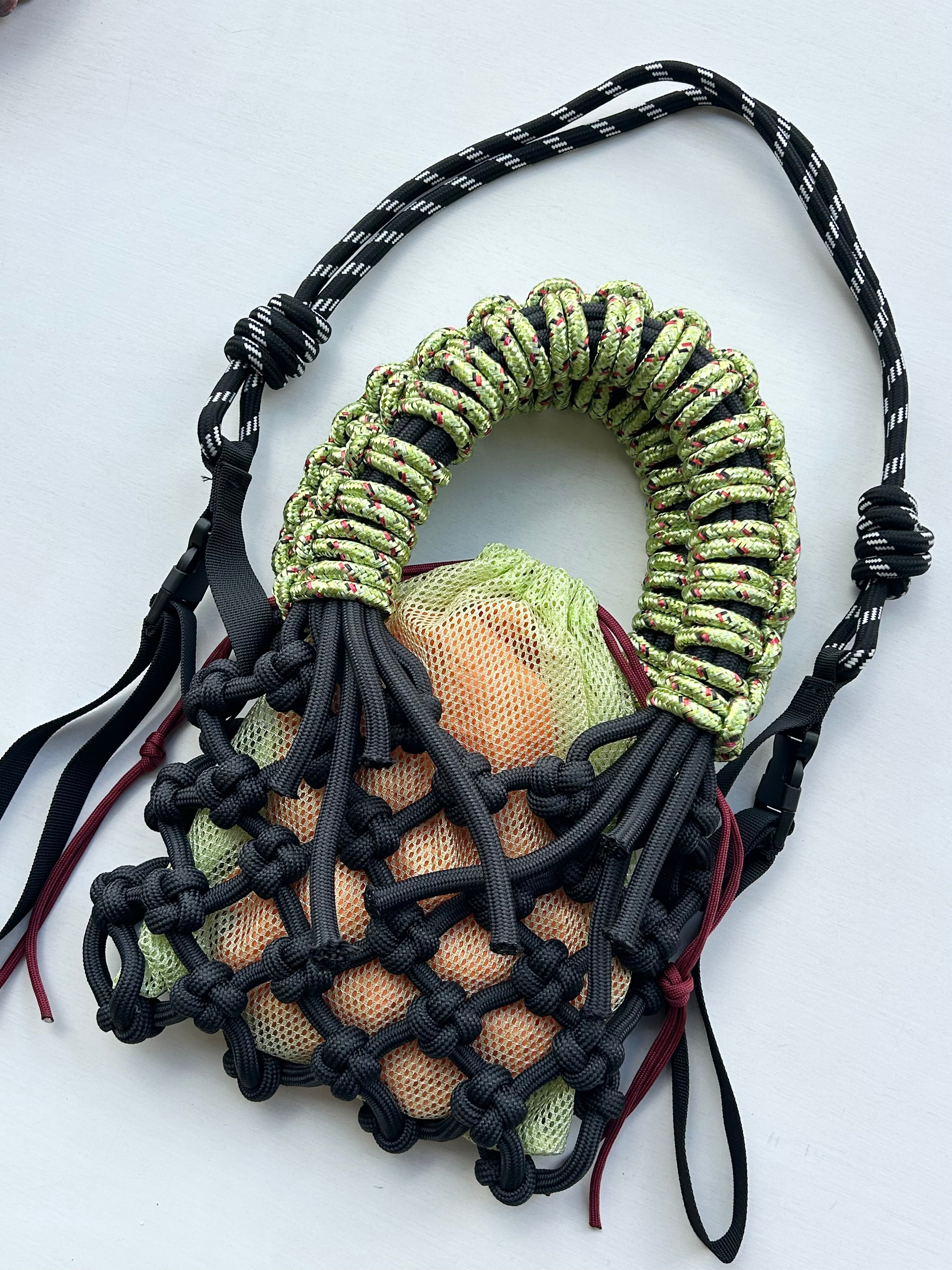 Sunshine Bag - Green & Black