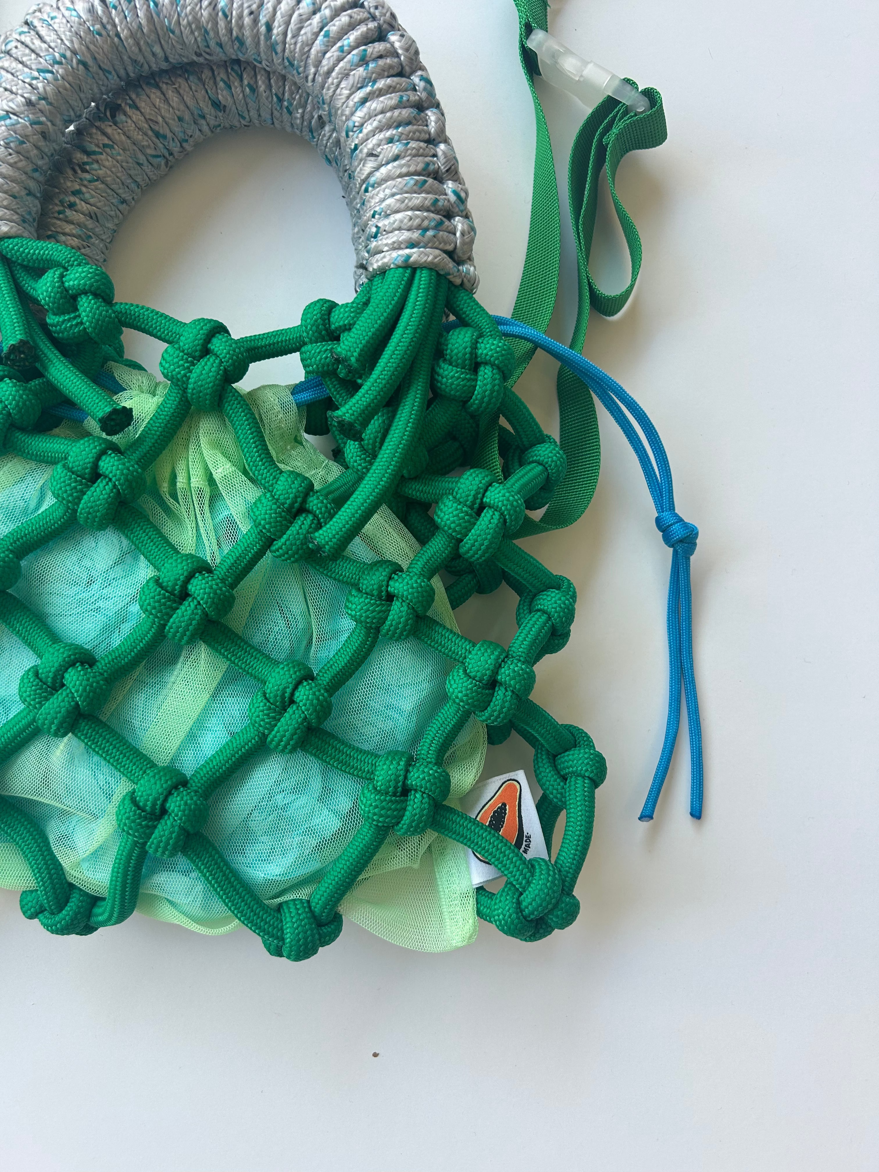 Sunshine Bag - Green/Silver & Green