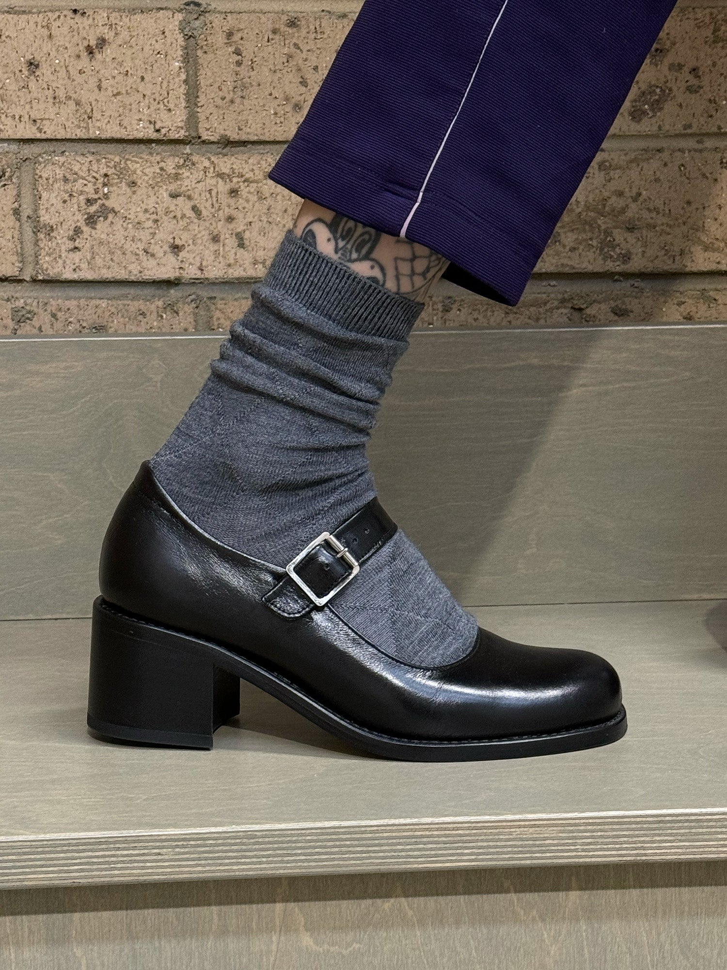 PSS Wool sock 2 pack - Lilac and Grey
