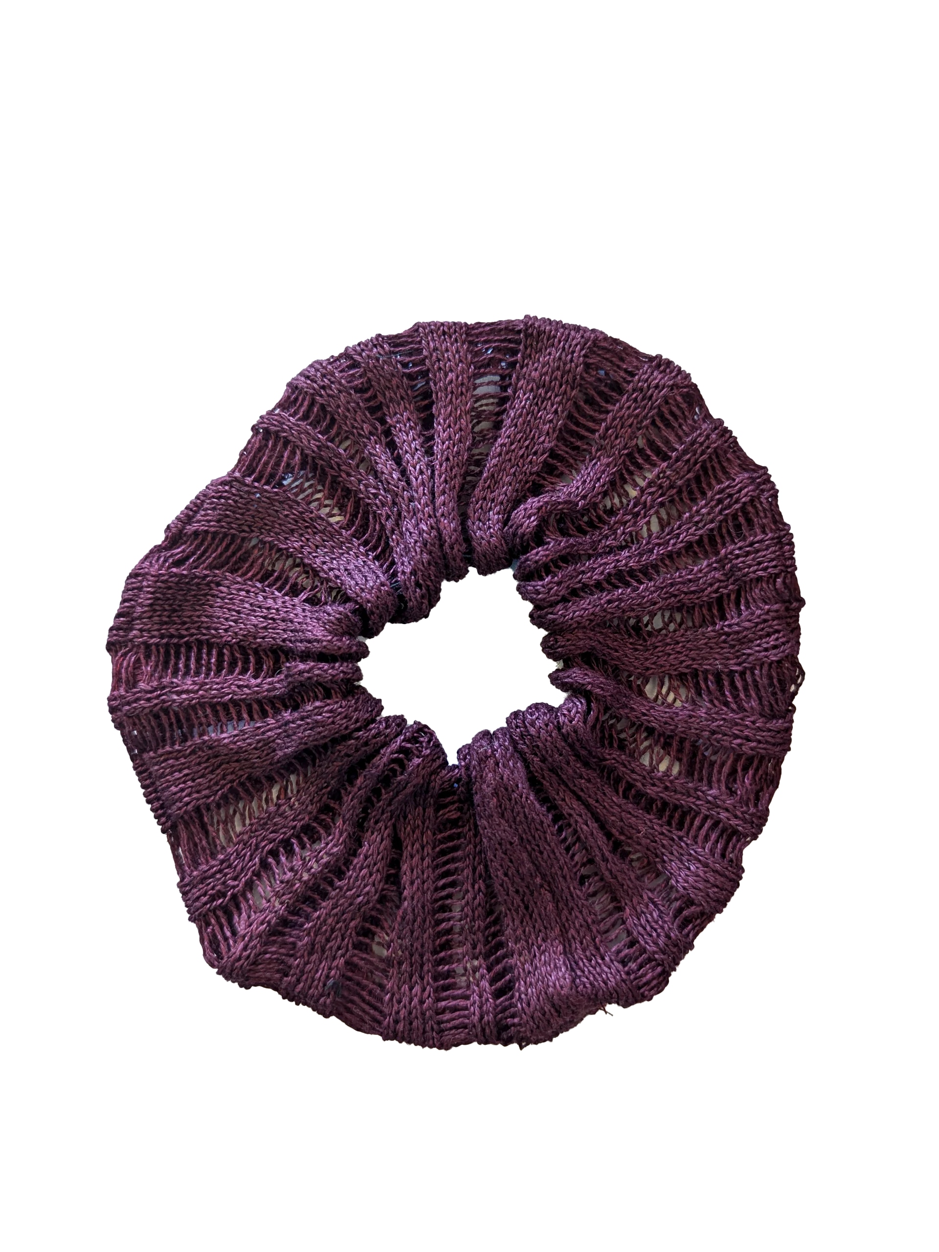 Ladder Knit Scrunchie