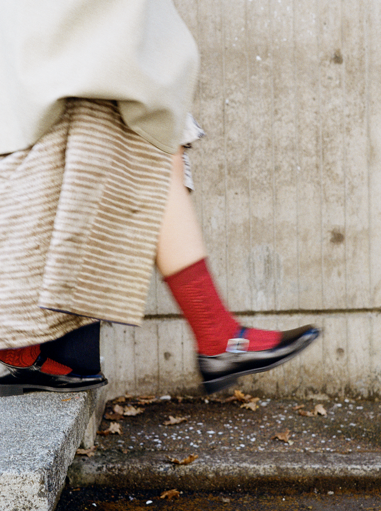 Wool Cable Knit Socks (2 Colours)