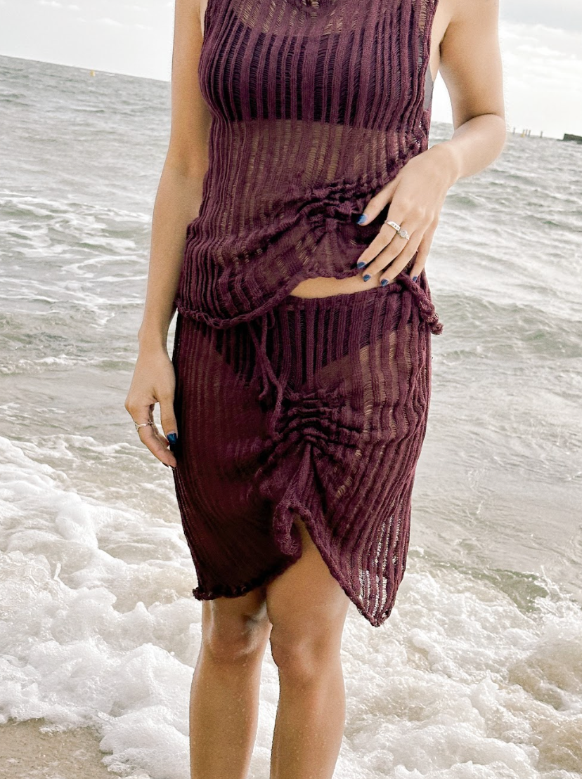 Linen Mini Skirt (2 Colours)