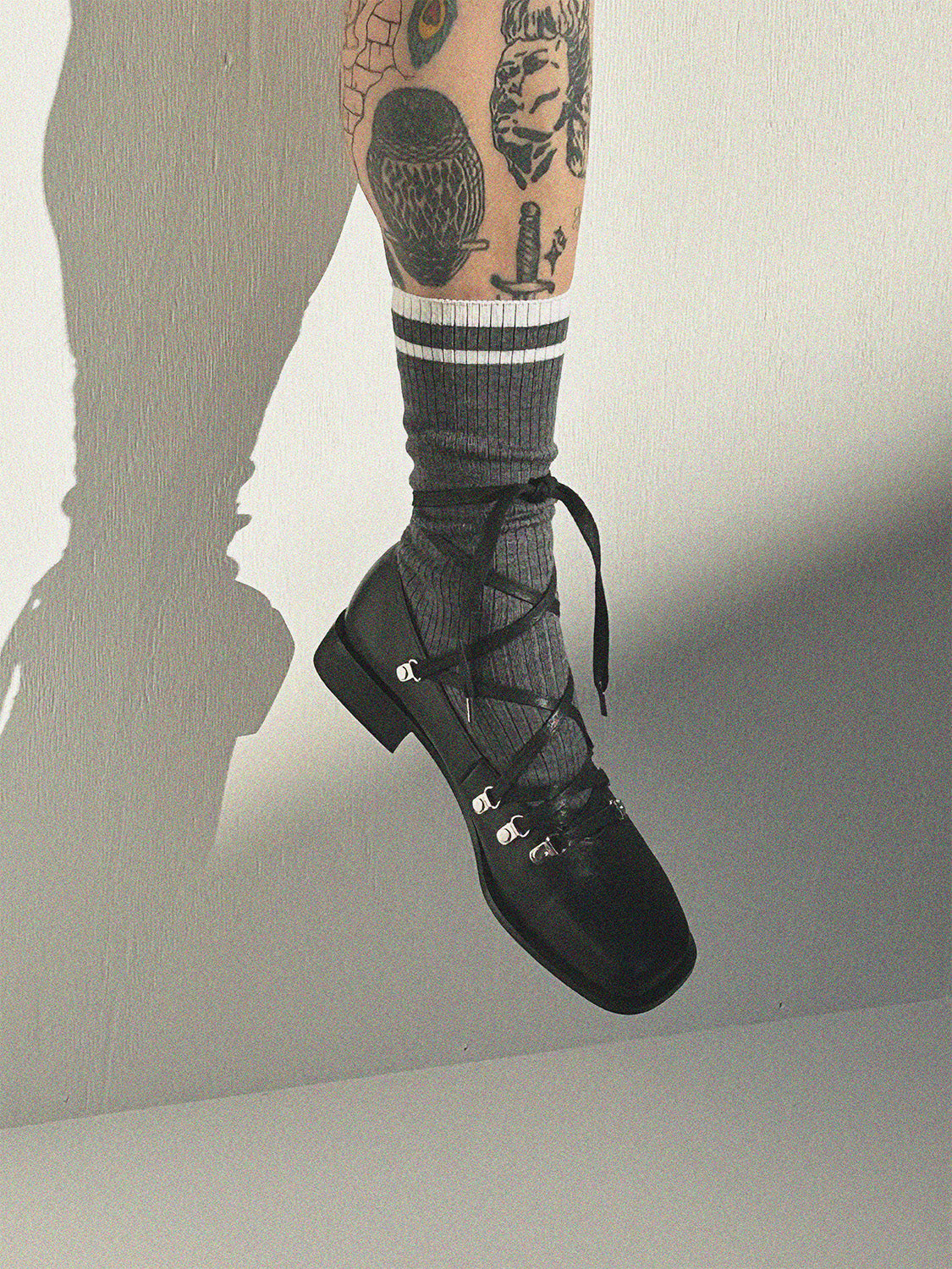 PSS Grey Stripe Socks
