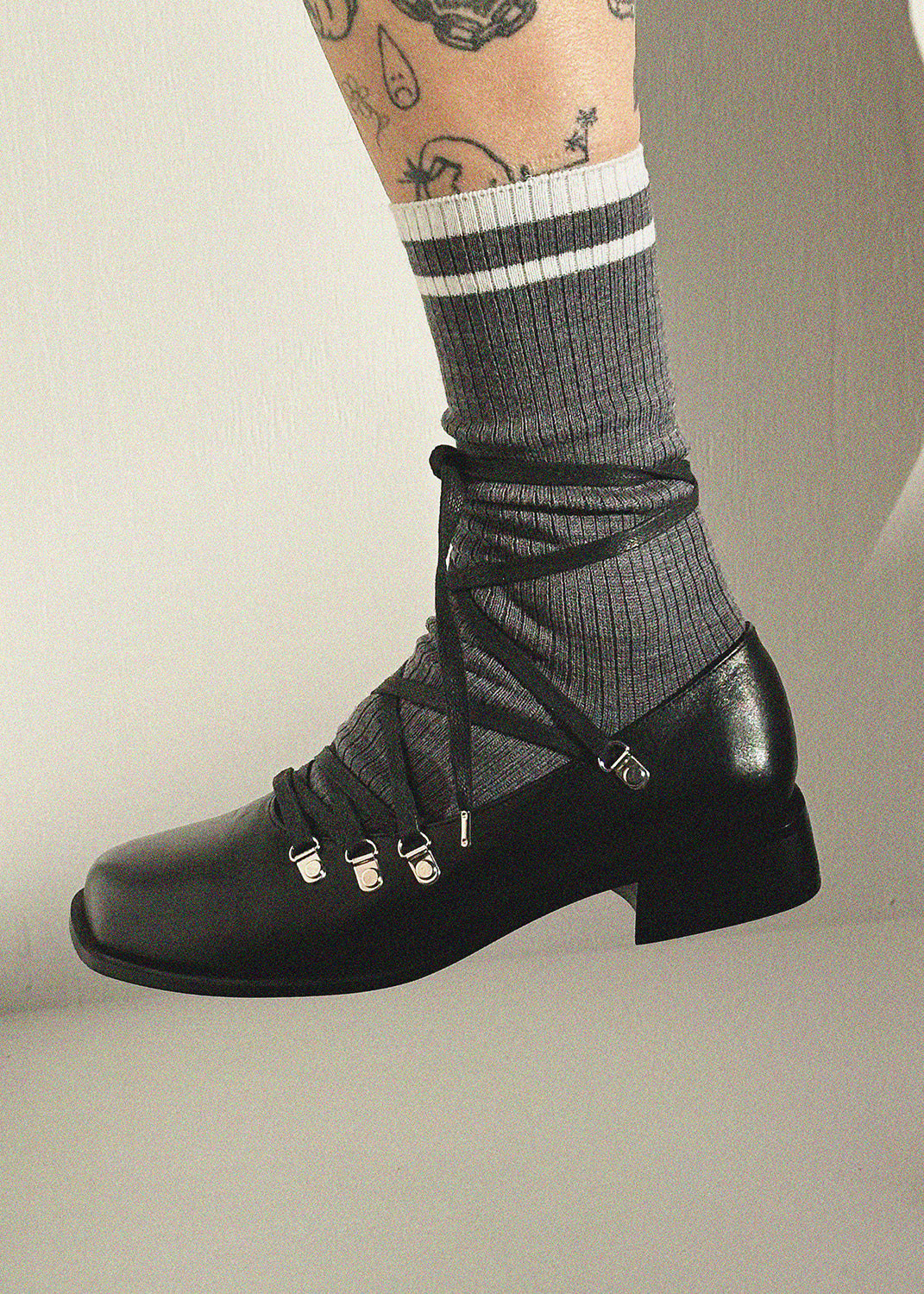 PSS Grey Stripe Socks