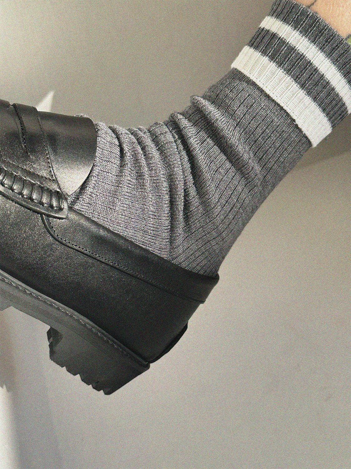 PSS Grey Stripe Socks