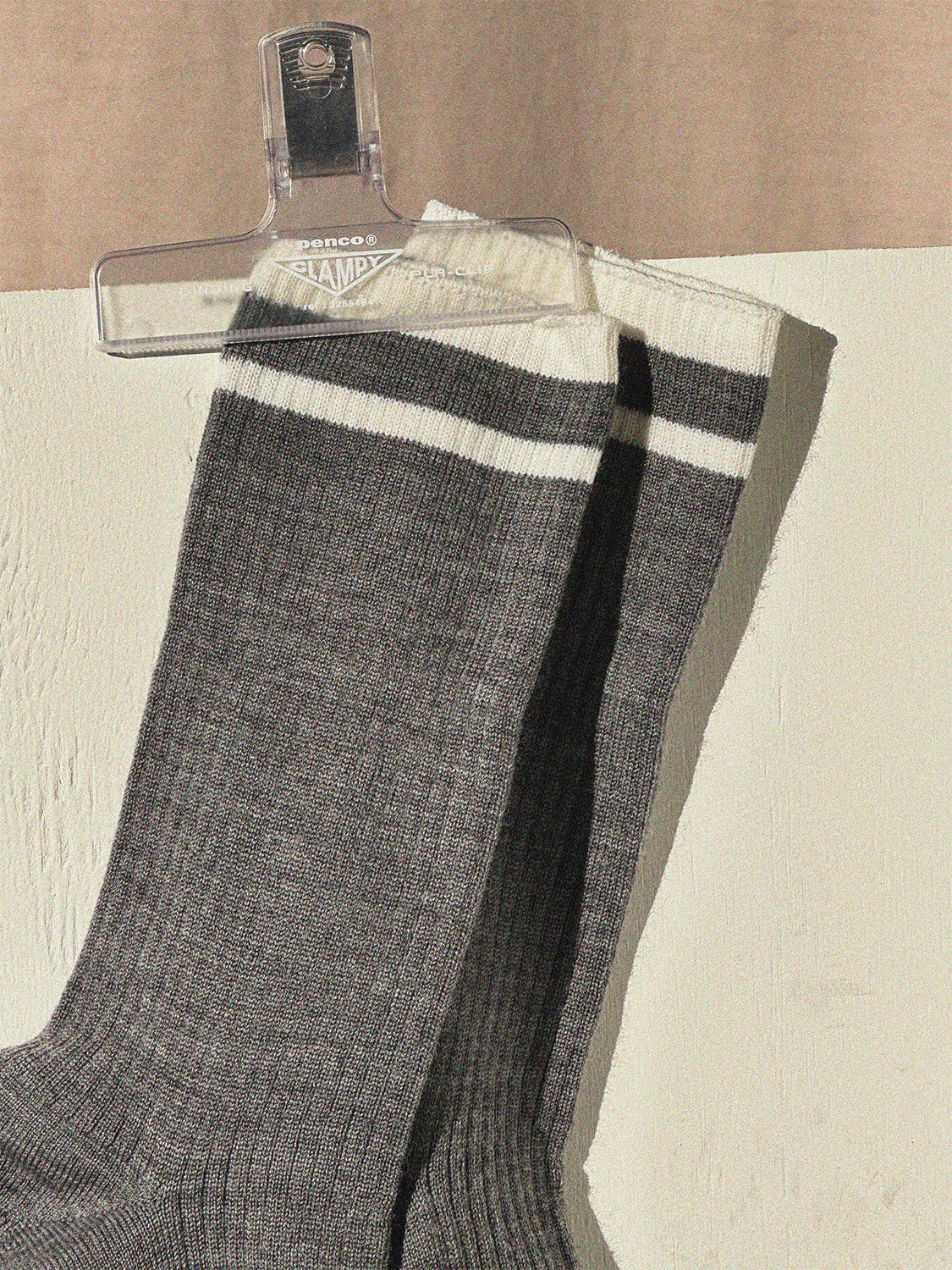 PSS Grey Stripe Socks