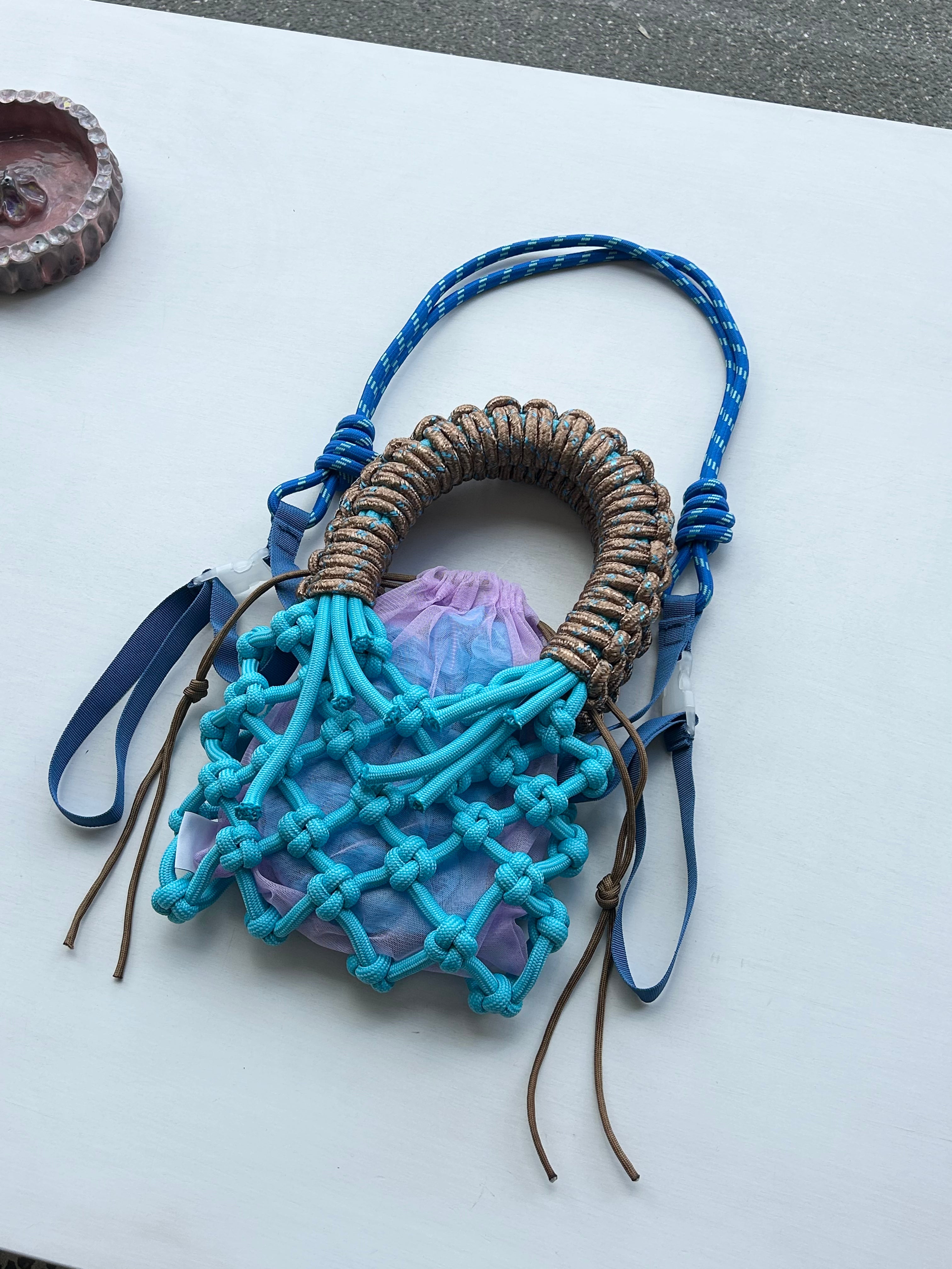 Sunshine Bag - Brown and Blue