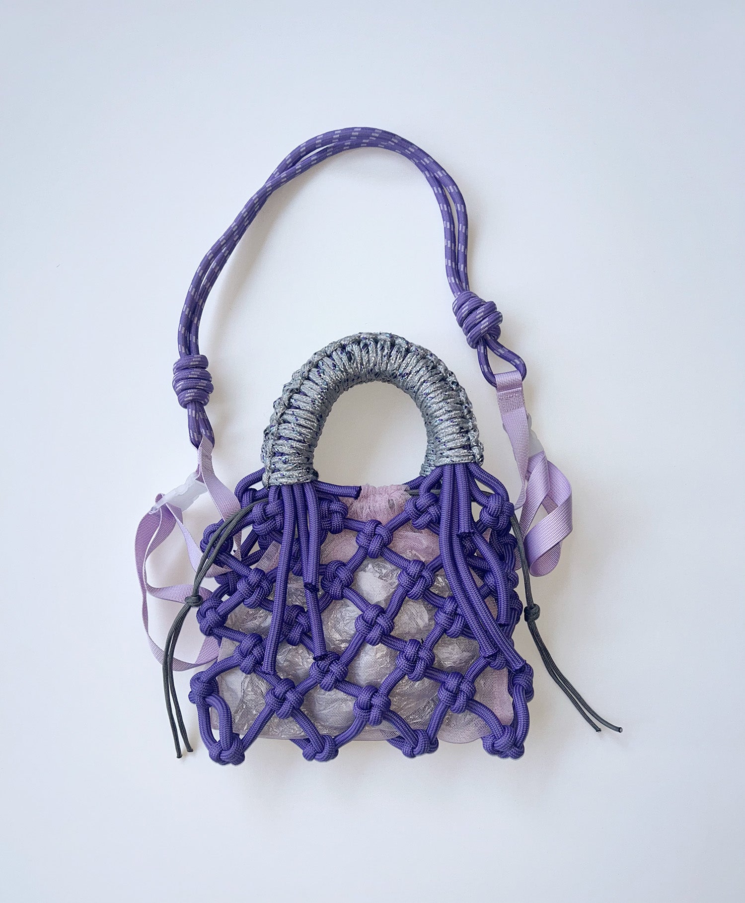 Sunshine Bag - Purple/Silver & Purple