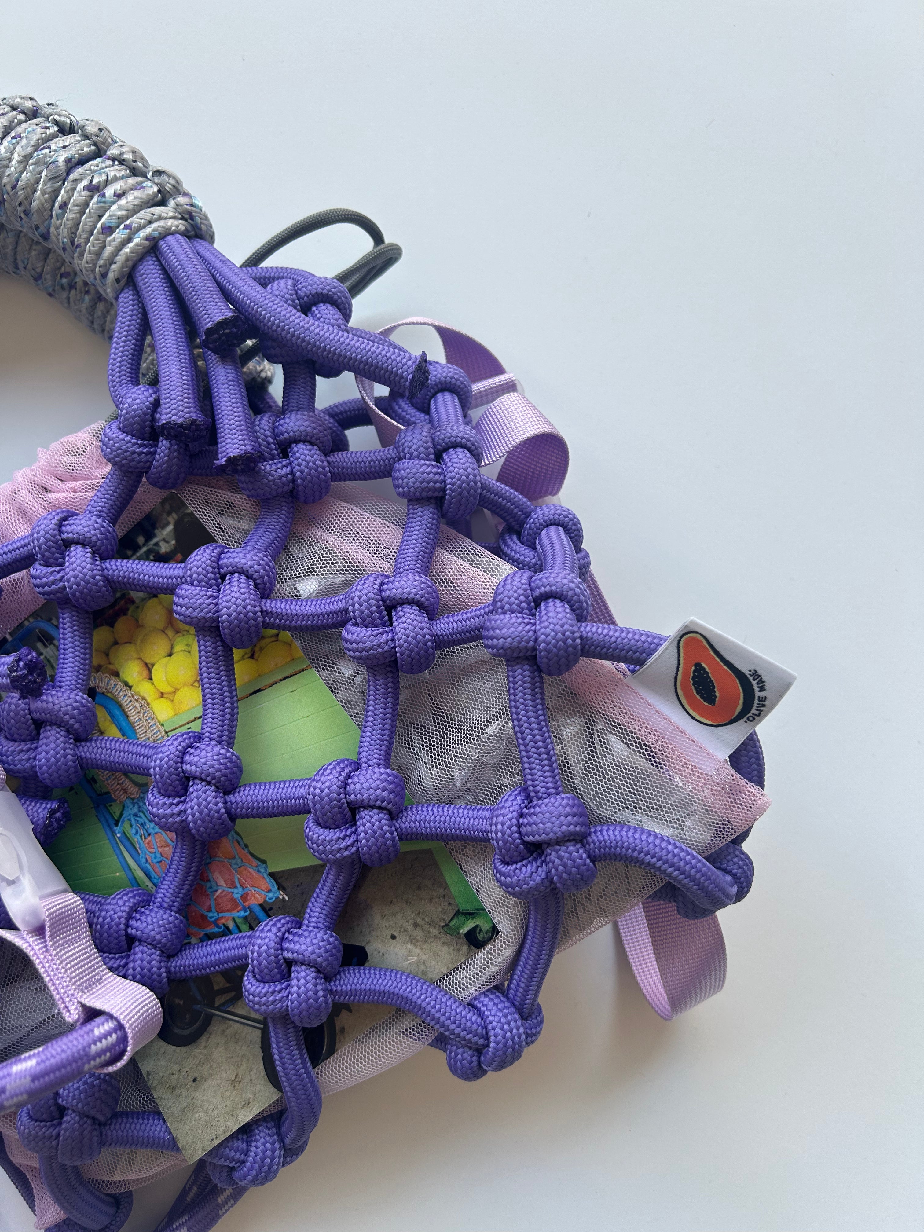 Sunshine Bag - Purple/Silver & Purple