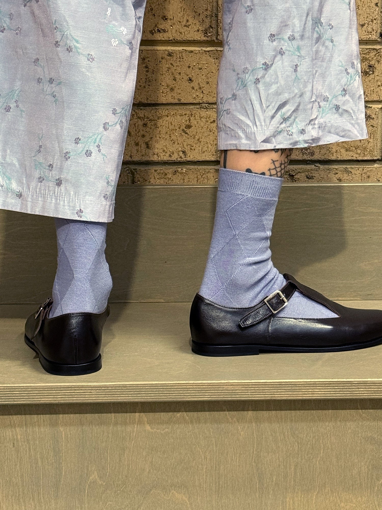 PSS Wool sock 2 pack - Lilac and Grey