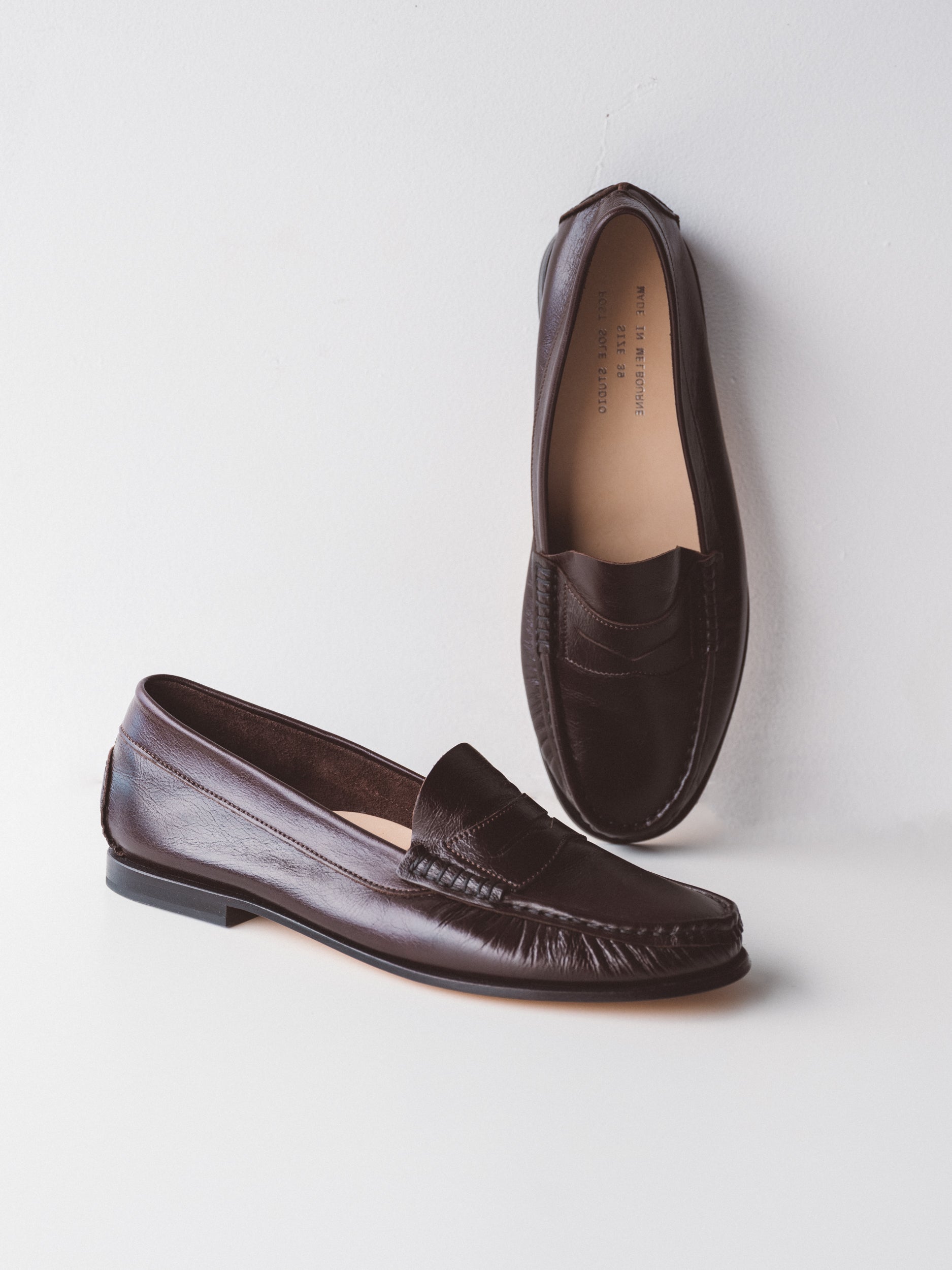 Loafer Flat Burgundy Shine