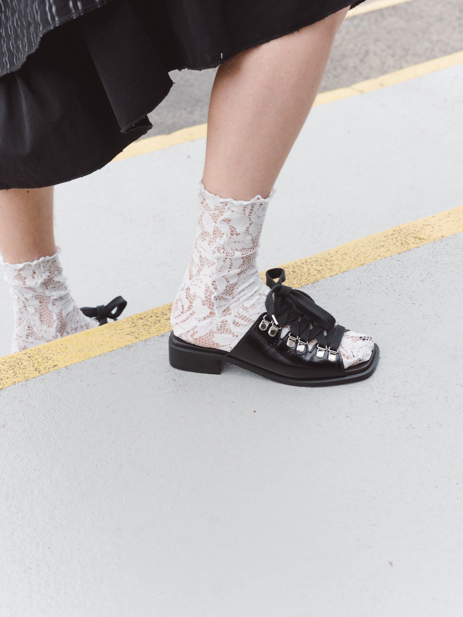 P.S.S X SYRUP LACE SOCK