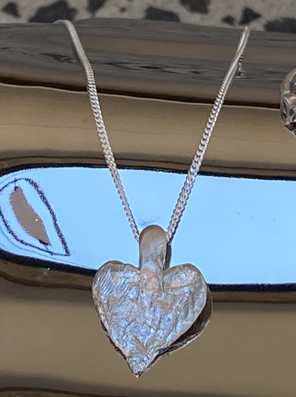 Love Lulu Silver Heart Pendant Necklace