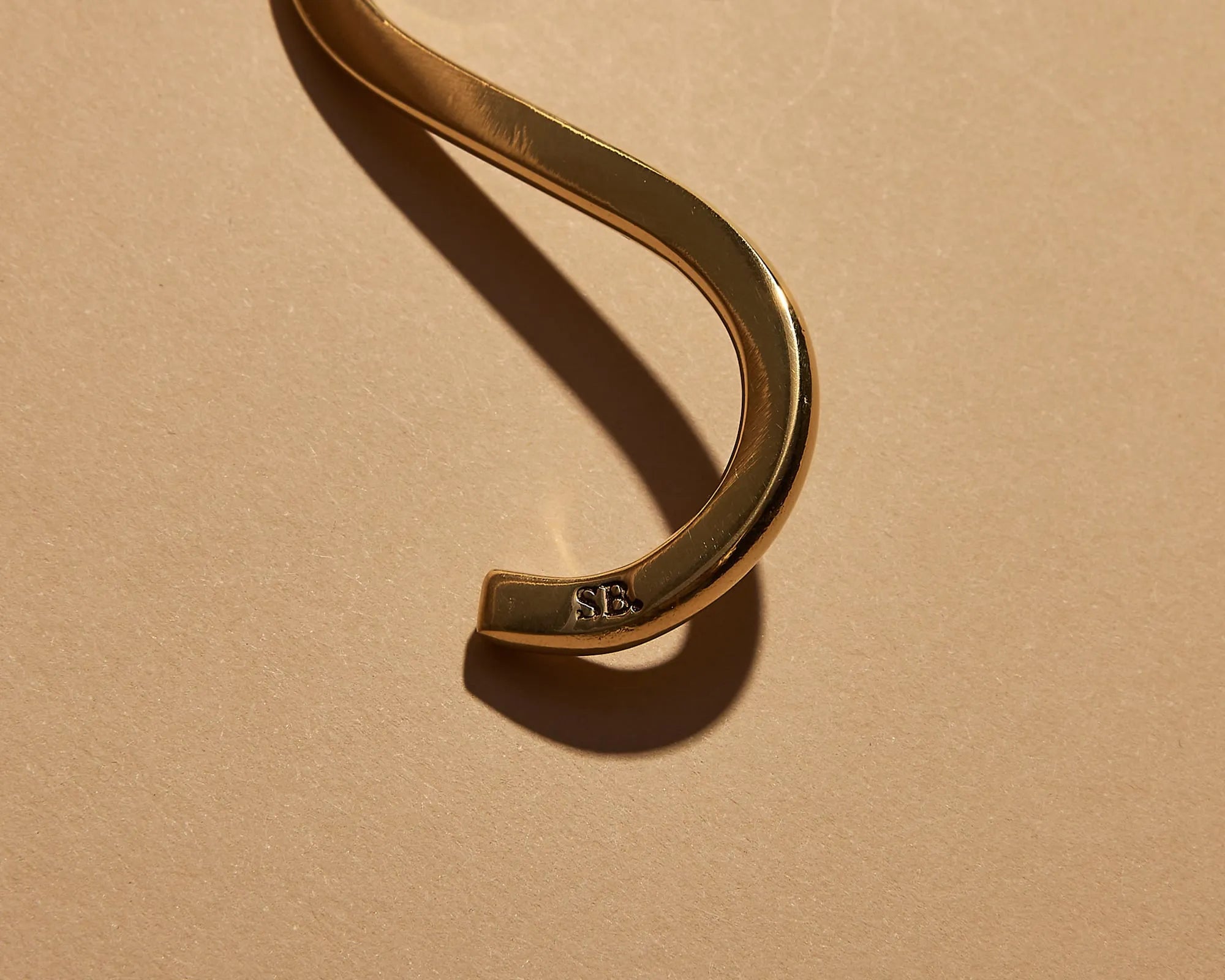 Brass Incense Holder "S" Shape