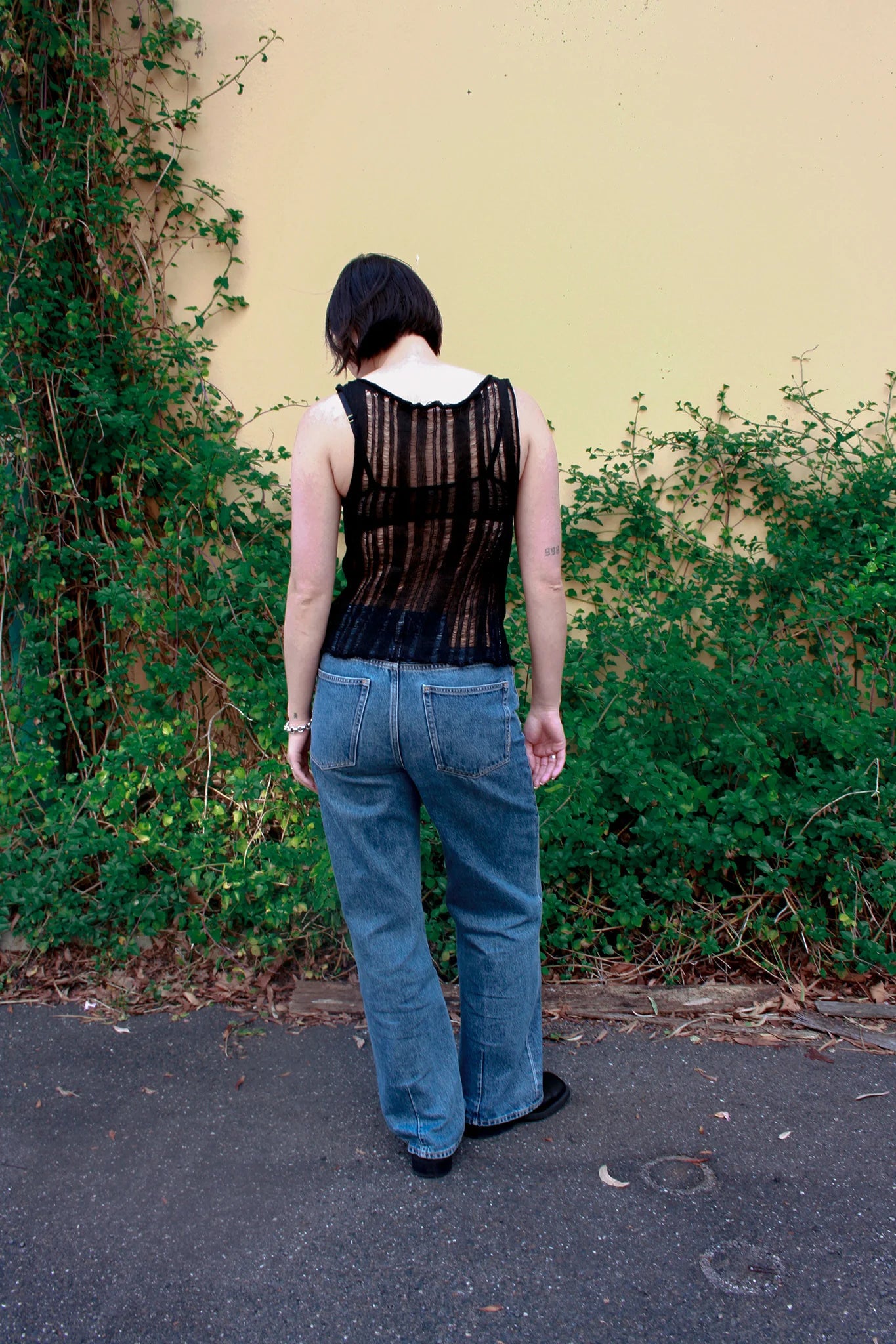 Ladder Tank Black